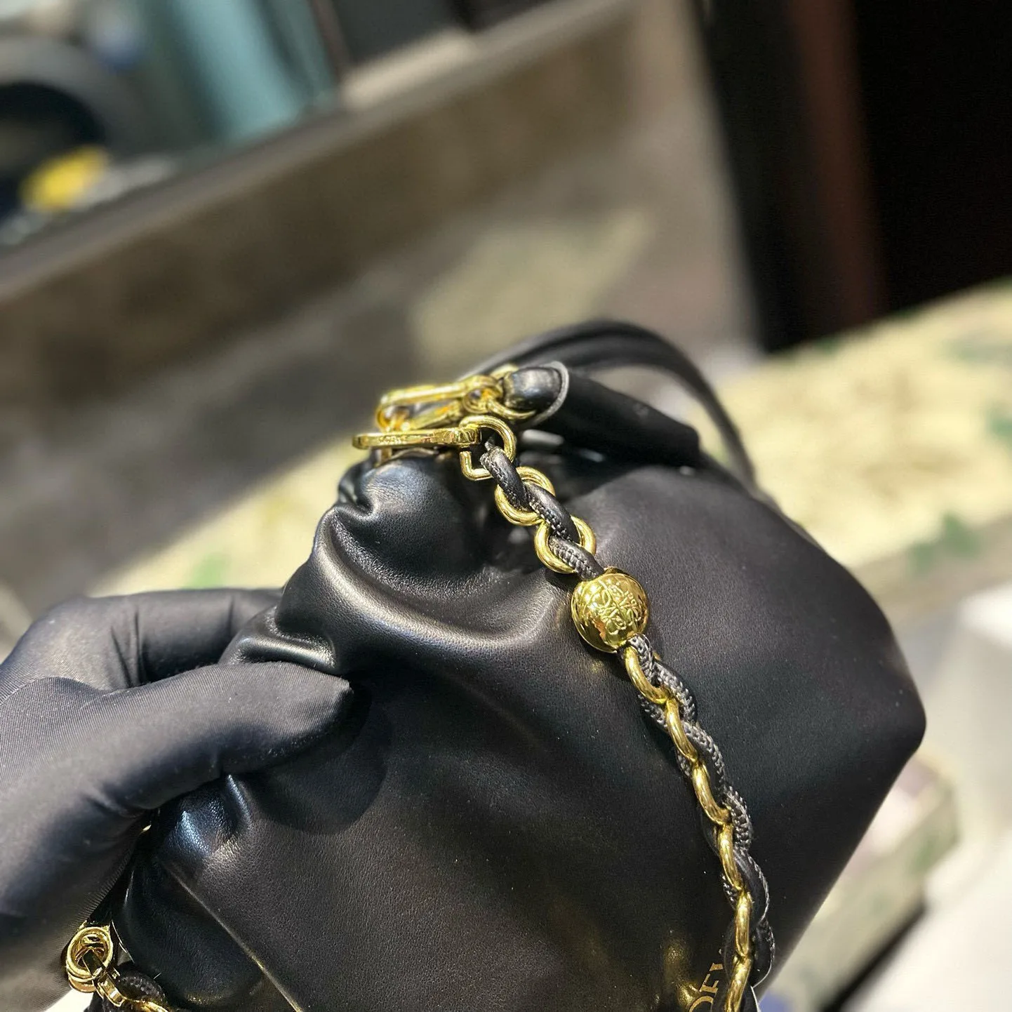 Flamenco purse in mellow nappa lambskin