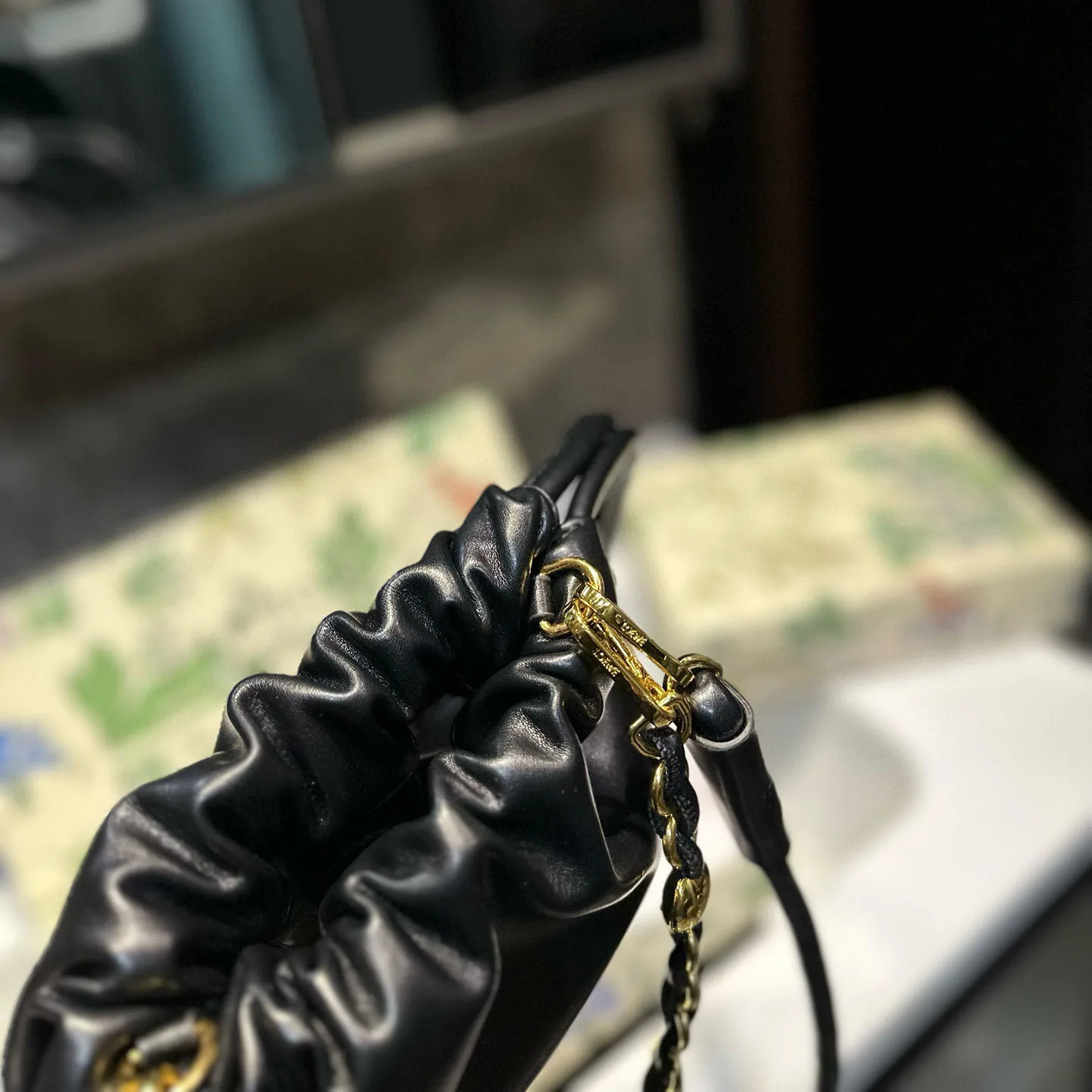 Flamenco purse in mellow nappa lambskin