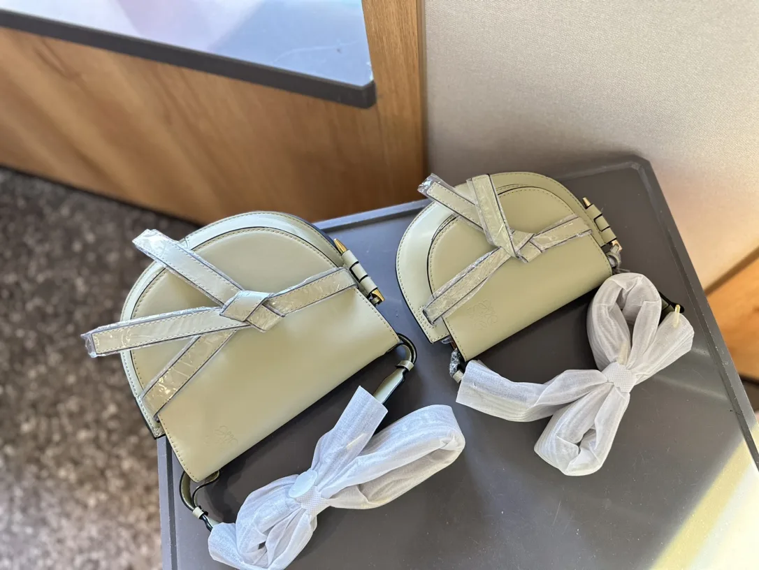Gate Dual bag in soft calfskin and jacquard