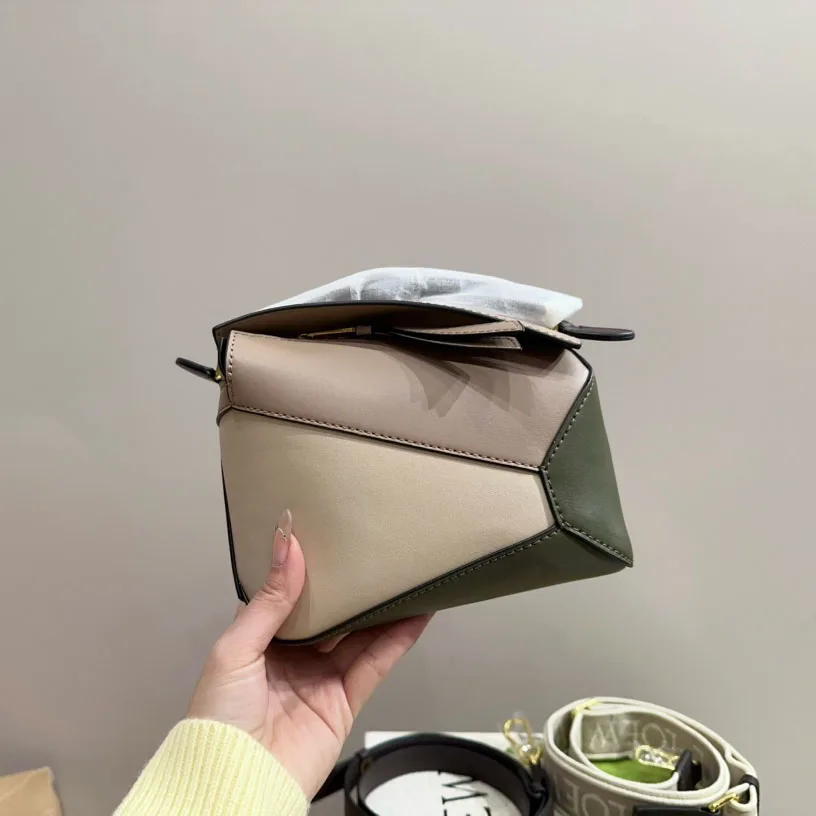 Puzzle bag in classic calfskin