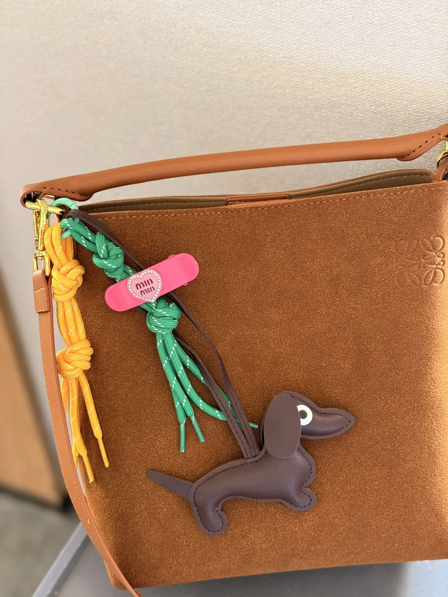 Suede Shoulder Bag
