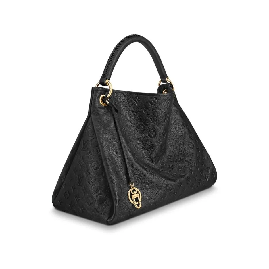 Louis Vuitton Artsy Black MM M41066 Poche felli