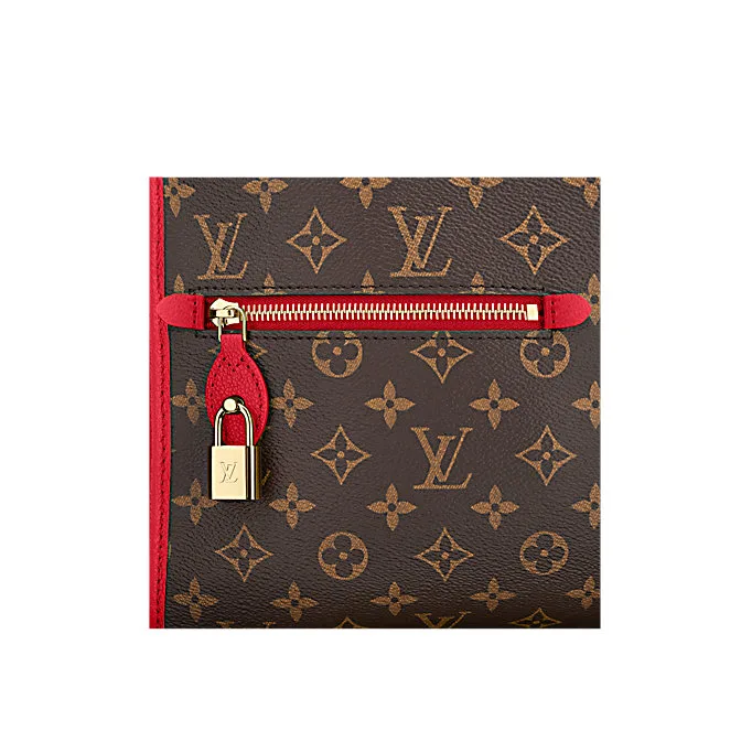 Monogram Canvas POPINCOURT PM RED