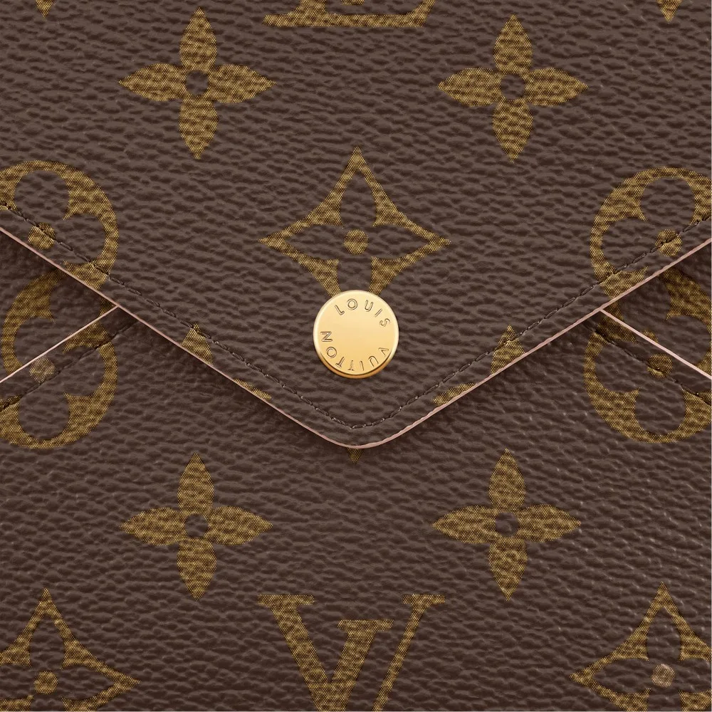 M62034 Pochette Kirigami Monogram Brown