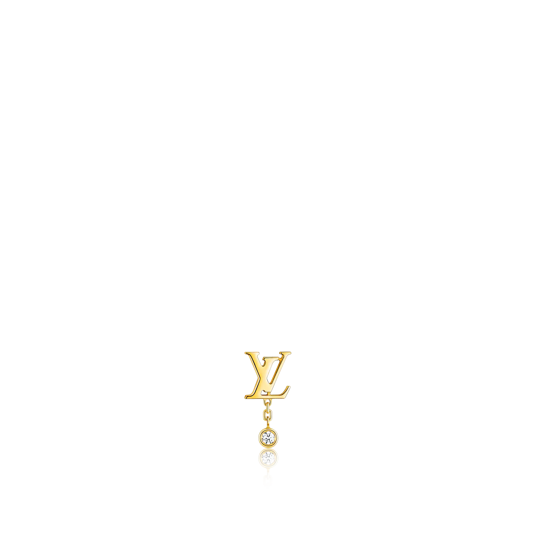 Idylle Blossom Ear Stud, Yellow Gold And Diamond - Per Unit
