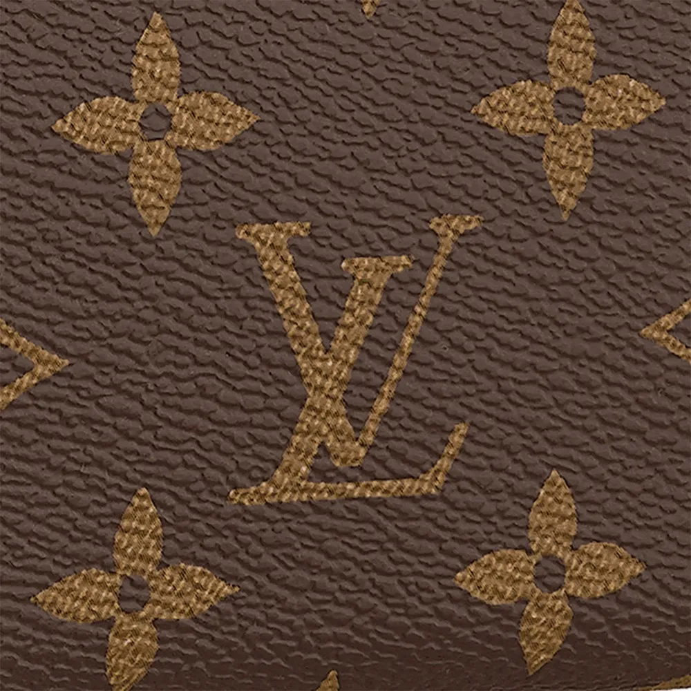 Monogram Canvas Clemence Wallet M60742 Fuchsia