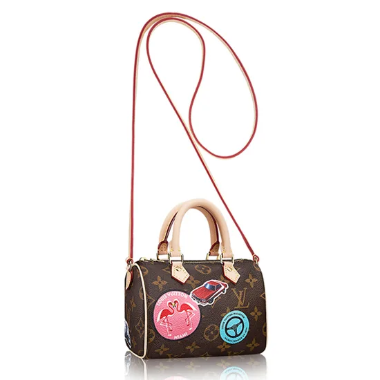 M62208 Nano Speedy Crossbody Bag Monogram Canvas