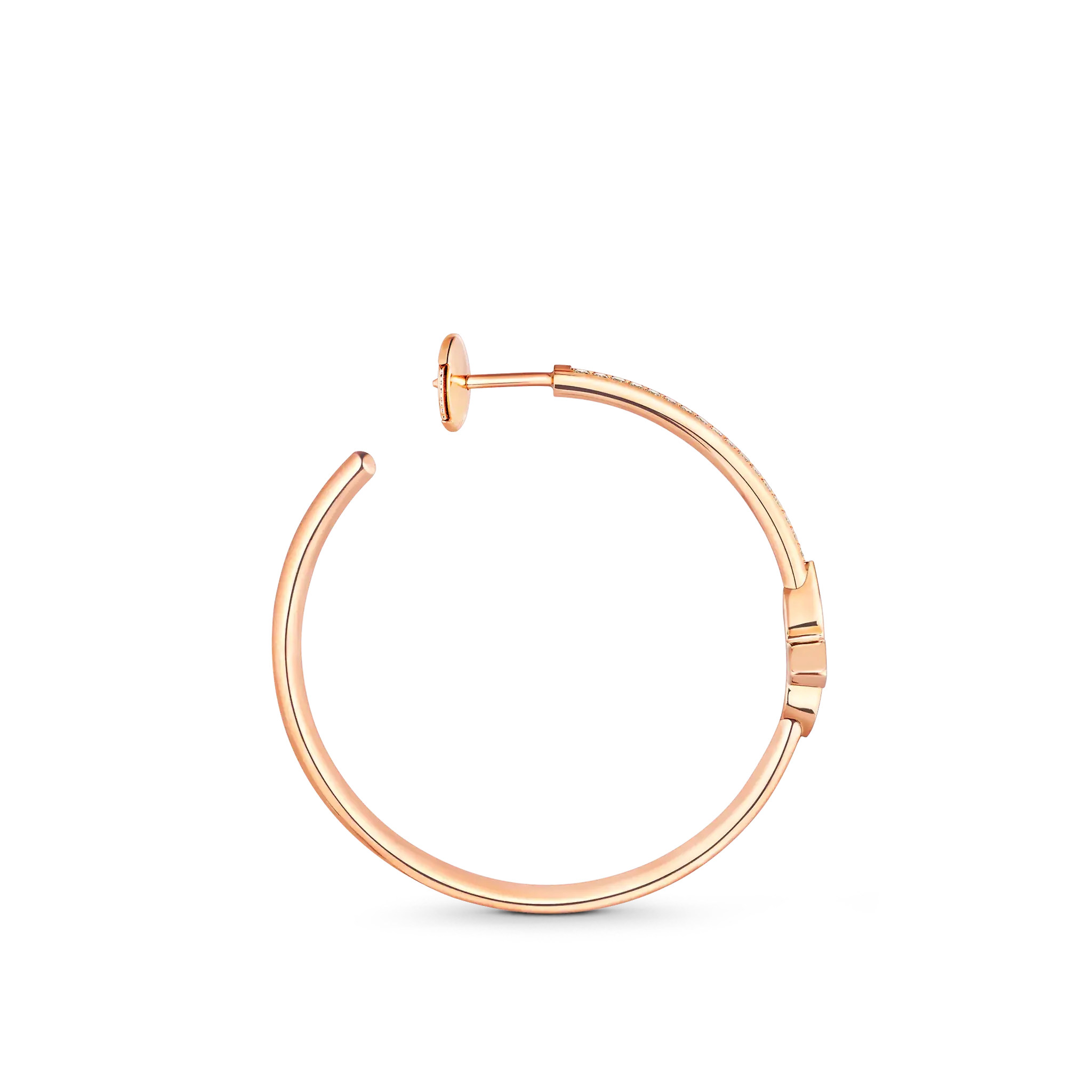 Louis Vuitton Idylle Blossom Hoops, Pink Gold And Diamonds