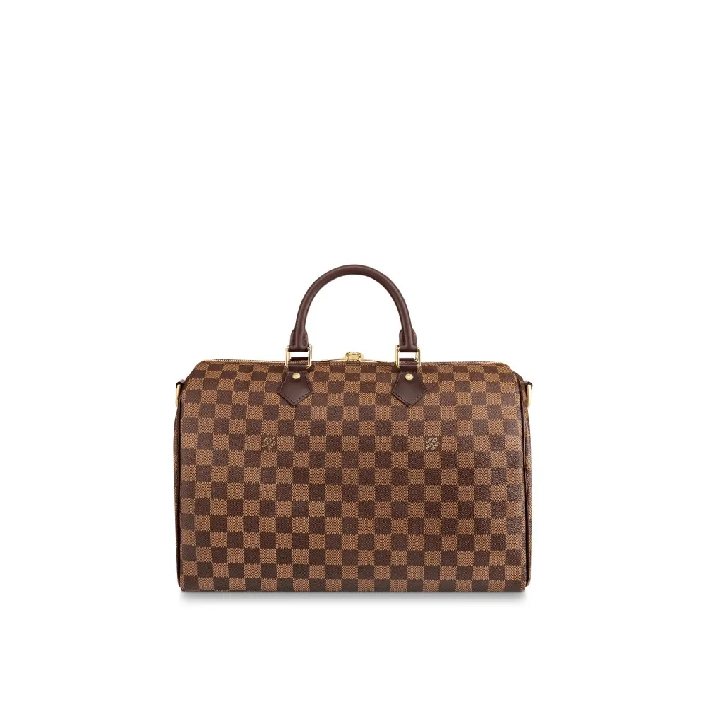 Damier Ebene Canvas Speedy Bandouliere 35 N41366
