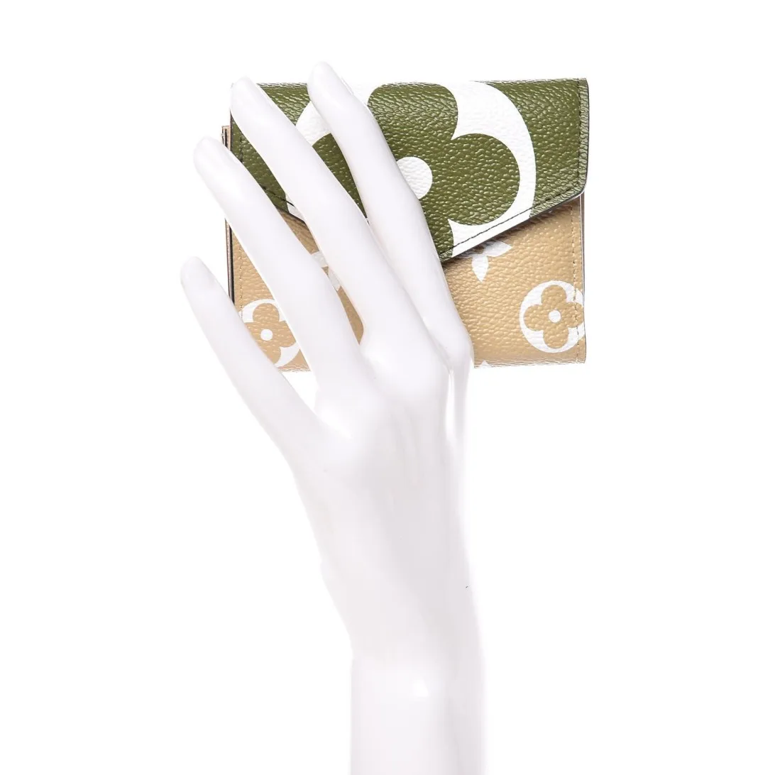 Monogram Giant Zoe Wallet Khaki