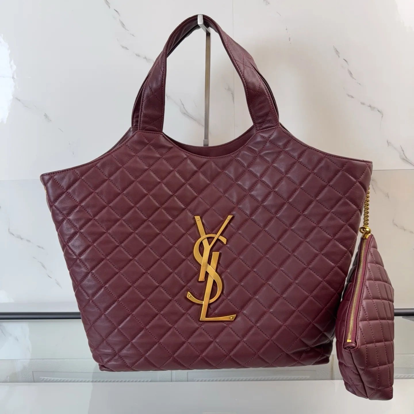 [TOP]SAINT LAURENT ICARE MAXI SHOPPING BAG IN QUILTED Calfskin - Bag