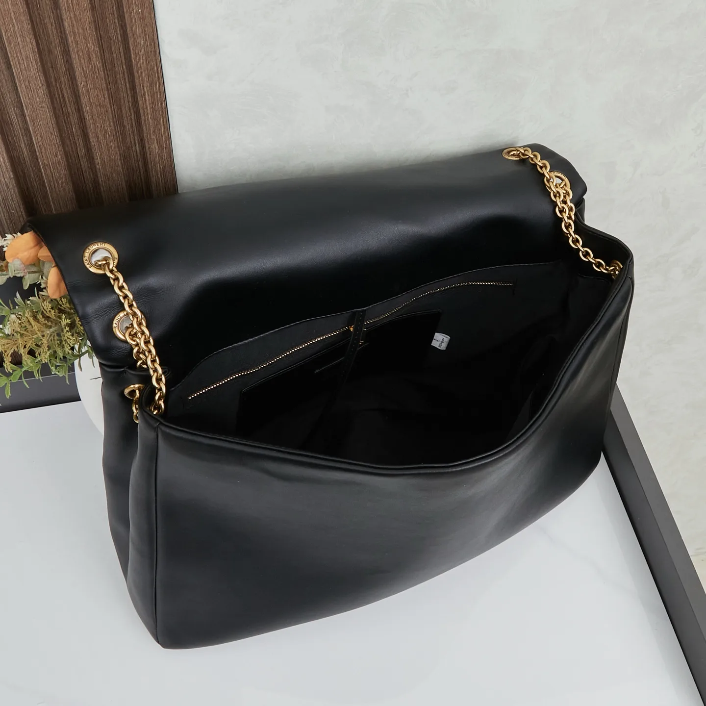SAINT LAUREN JAMIE 4.3 Large IN Calfskin Black - Bag