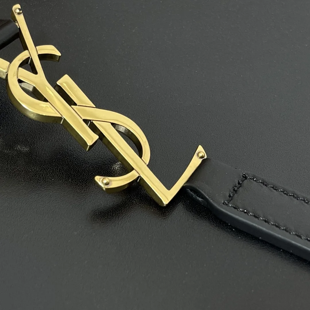 SAINT LAURENT YSL Croc-Embossed Le 5 à 7 Hobo Bag