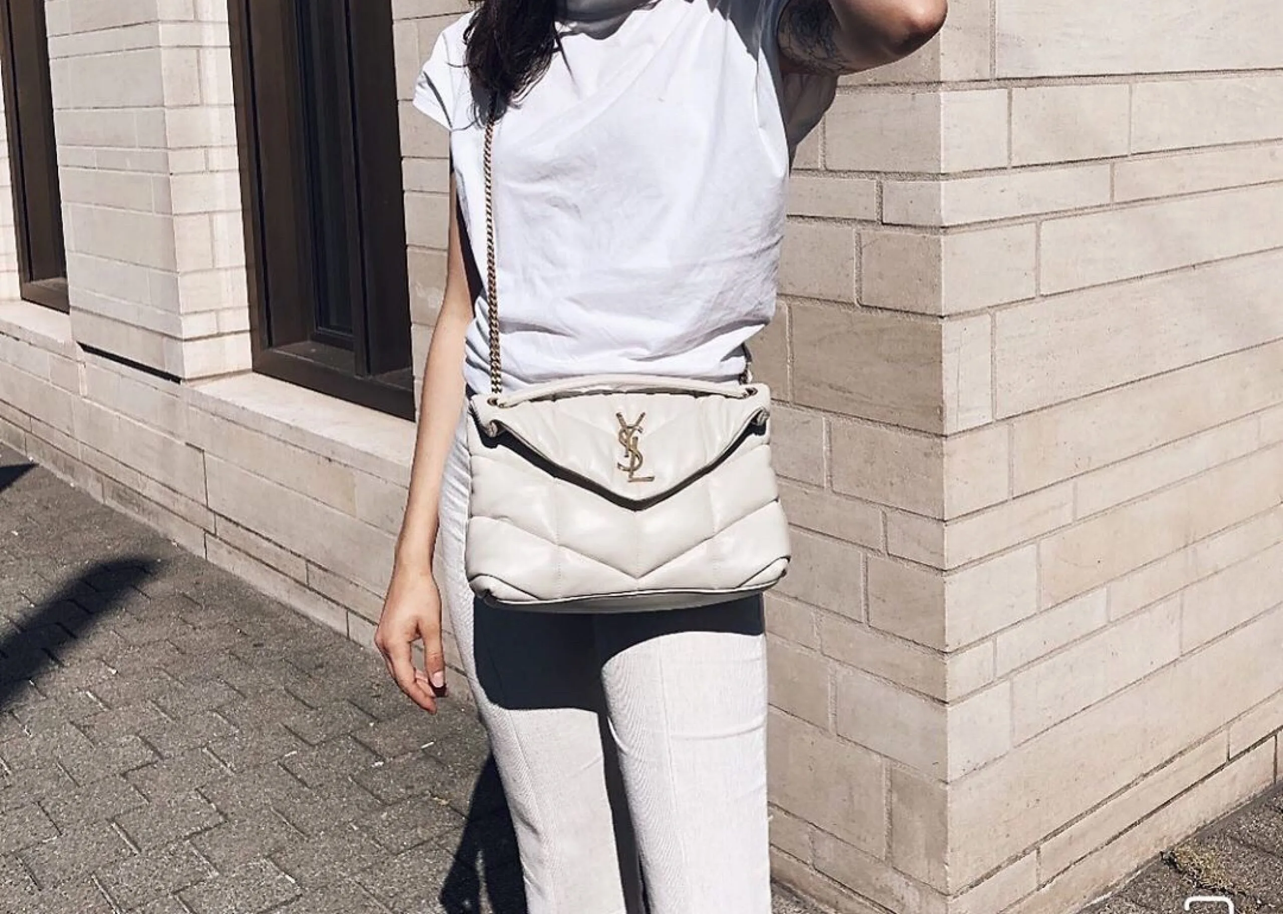 SAINT LAURENT Loulou Puffer Small Quilted Leather Shoulder Bag