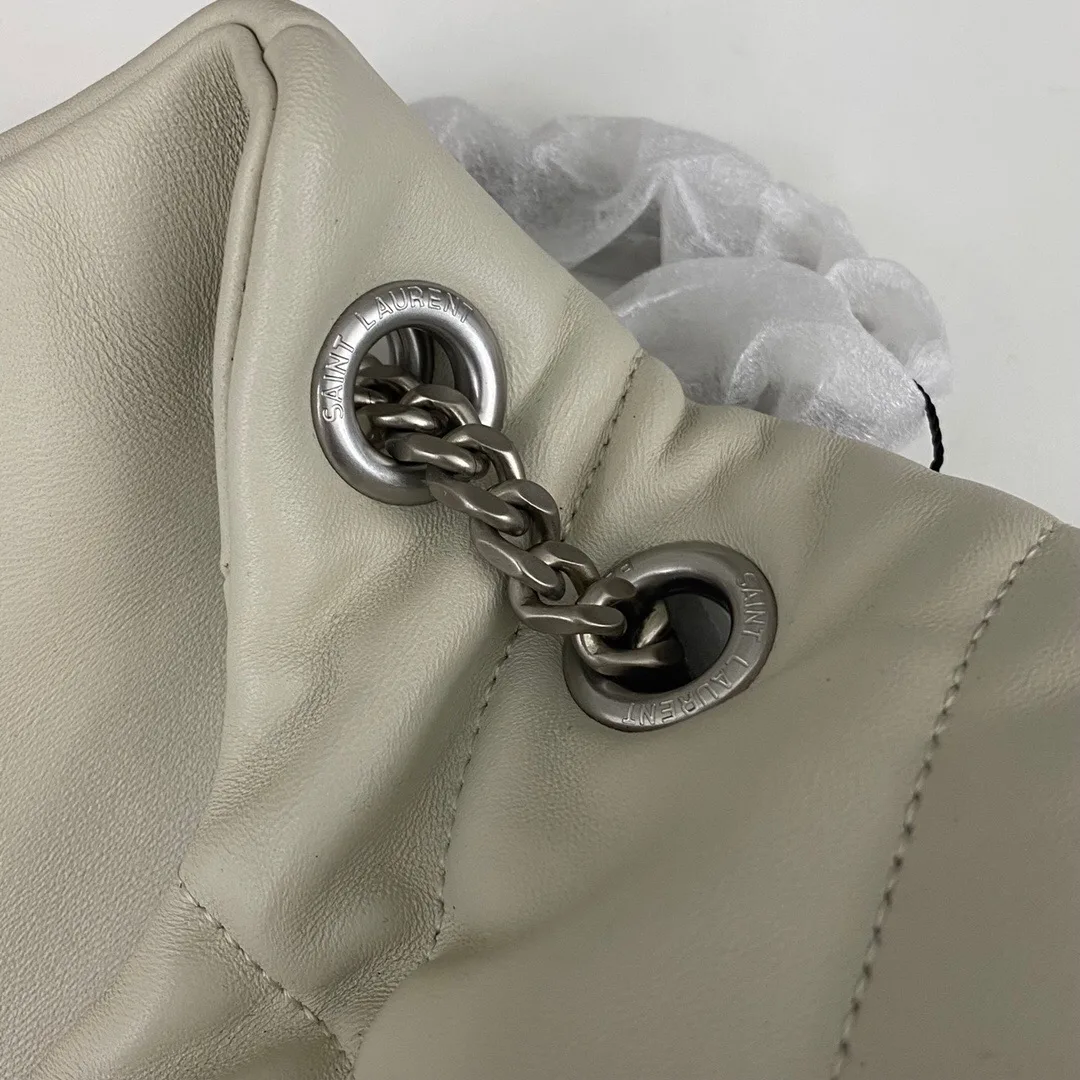 SAINT LAURENT Loulou Puffer Small Quilted Leather Shoulder Bag