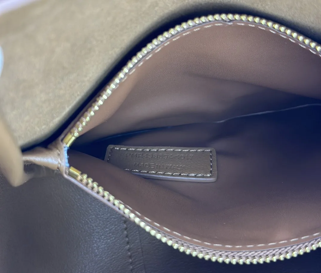 Saint Laurent LE 5 À 7 small bag in soft python Brown - Bag