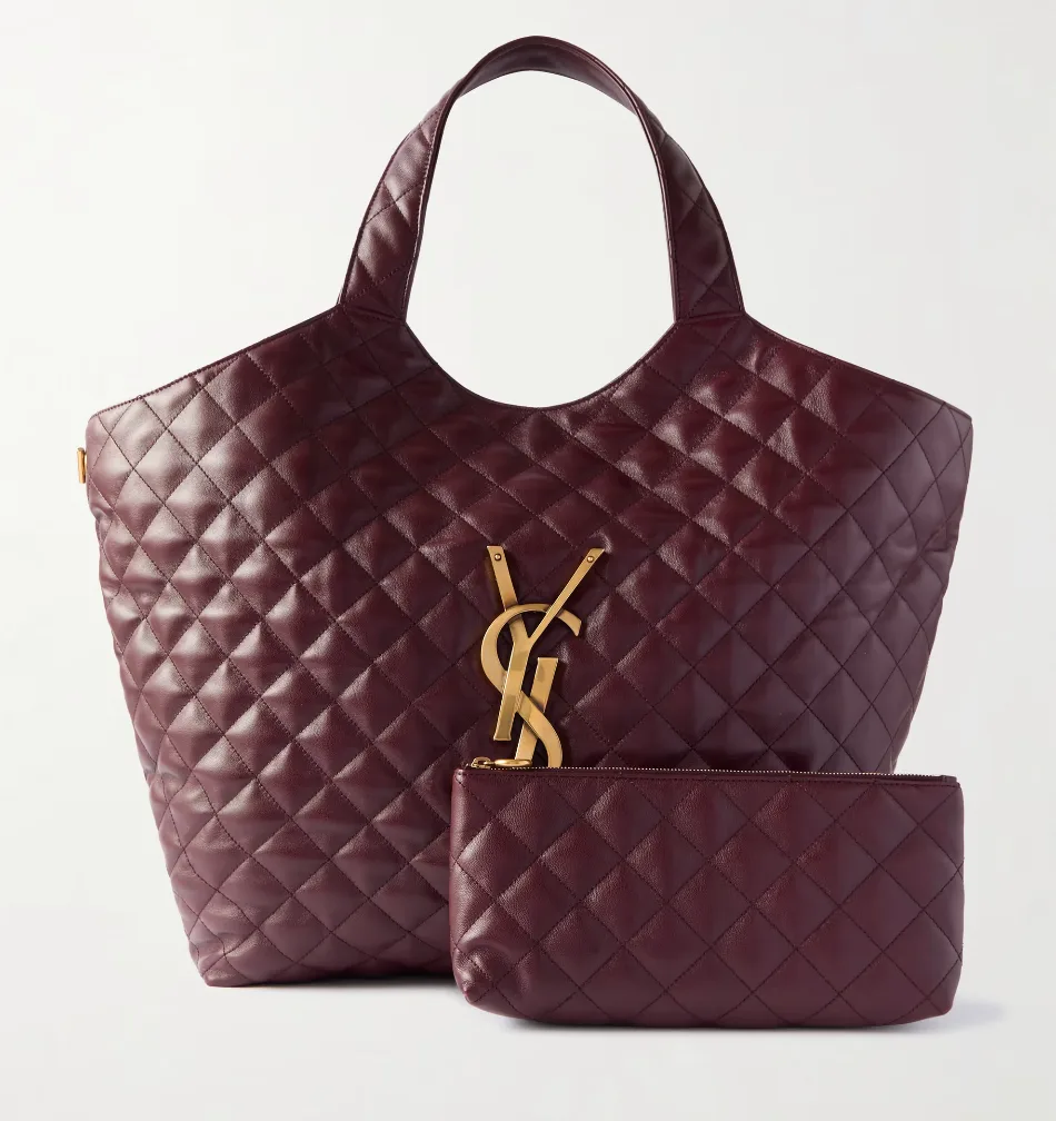 SAINT LAURENT ICARE MAXI SHOPPING BAG IN QUILTED Calfskin - Bag