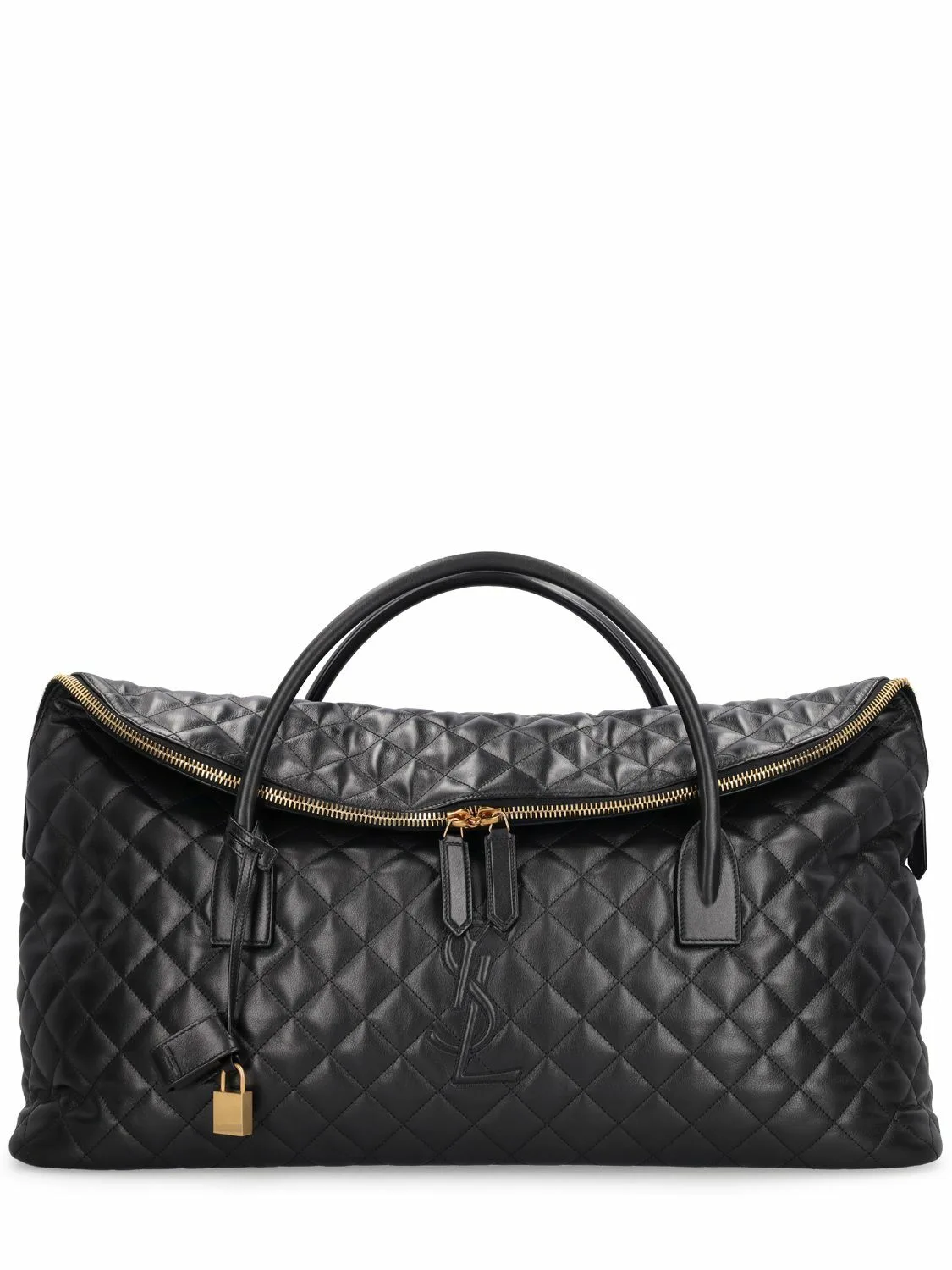 SAINT LAURENT YSL Es Giant Leather Travel Bag