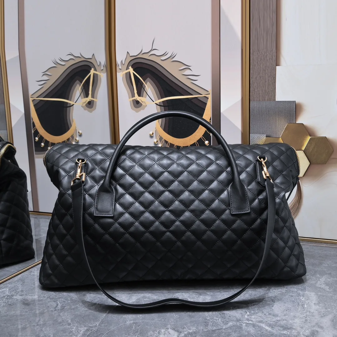 SAINT LAURENT YSL Es Giant Leather Travel Bag