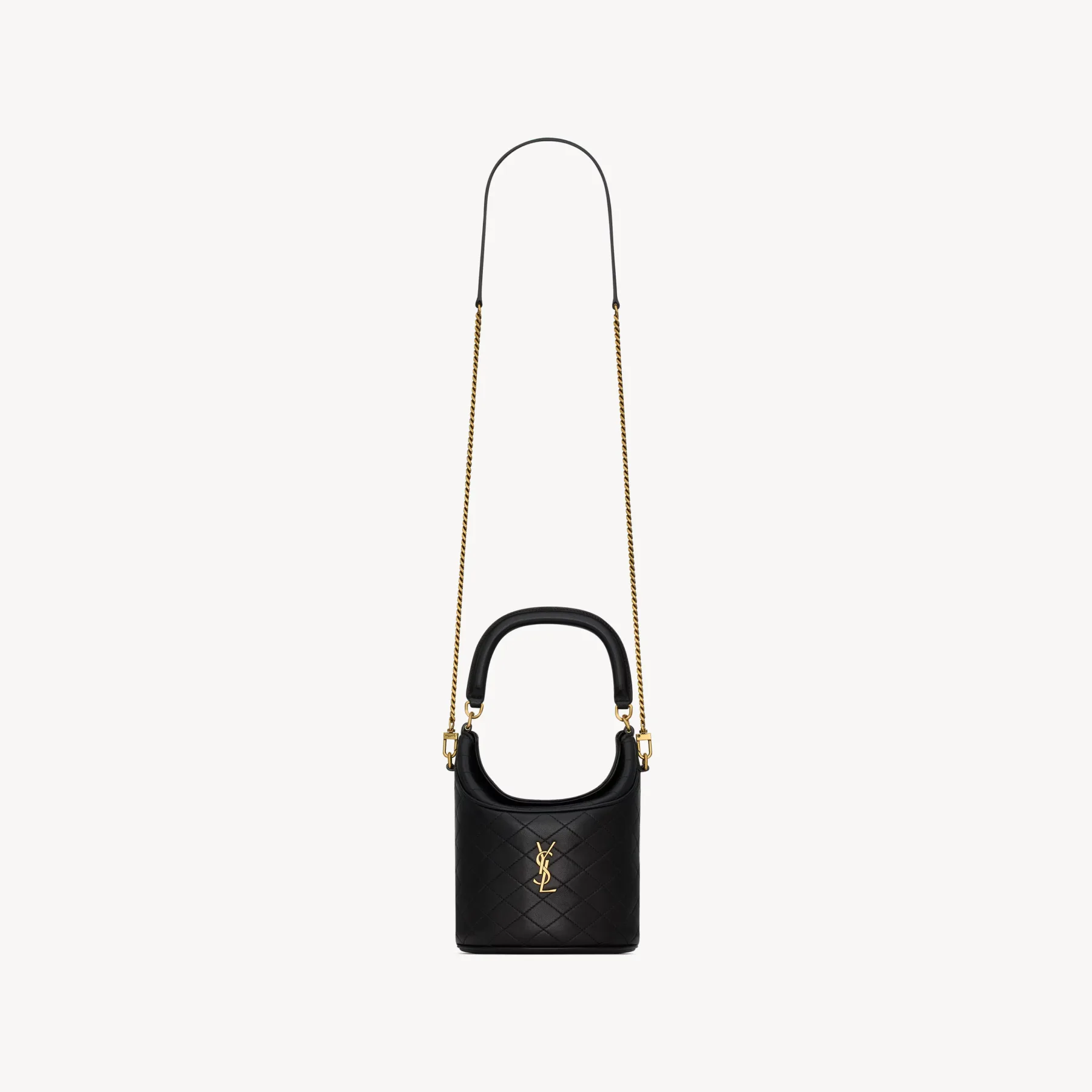 SAINT LAURENT YSL GABY bucket bag in lambskin - Bag