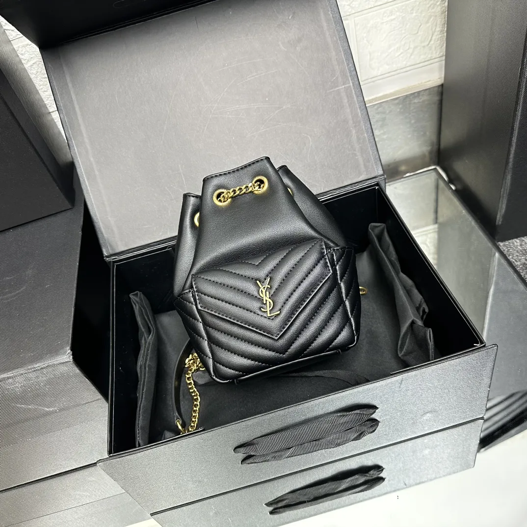 Saint Laurent JOE backpack in Calfskin Black - Bag
