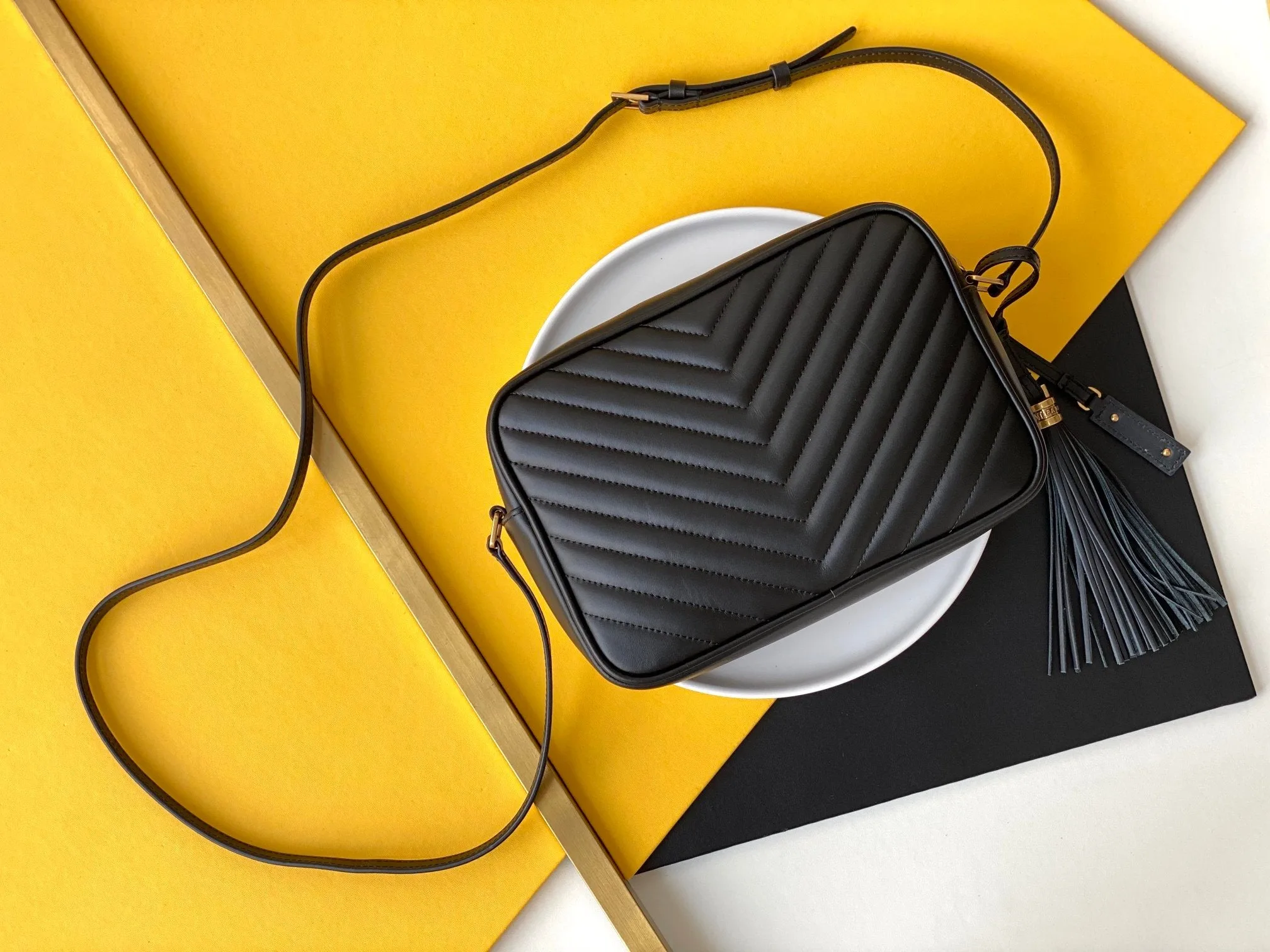 YSL Lou Camera Bag In Quilted Leather