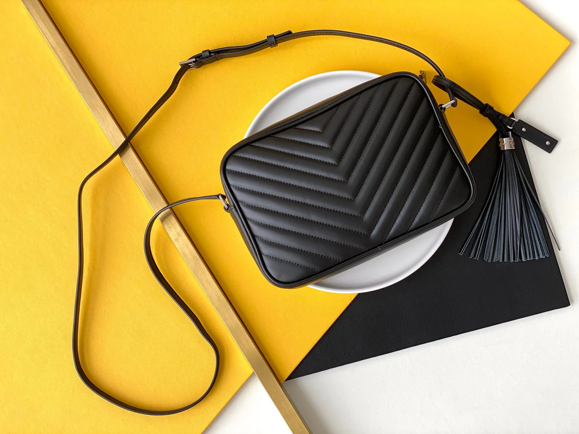 YSL Lou Camera Bag In Quilted Leather