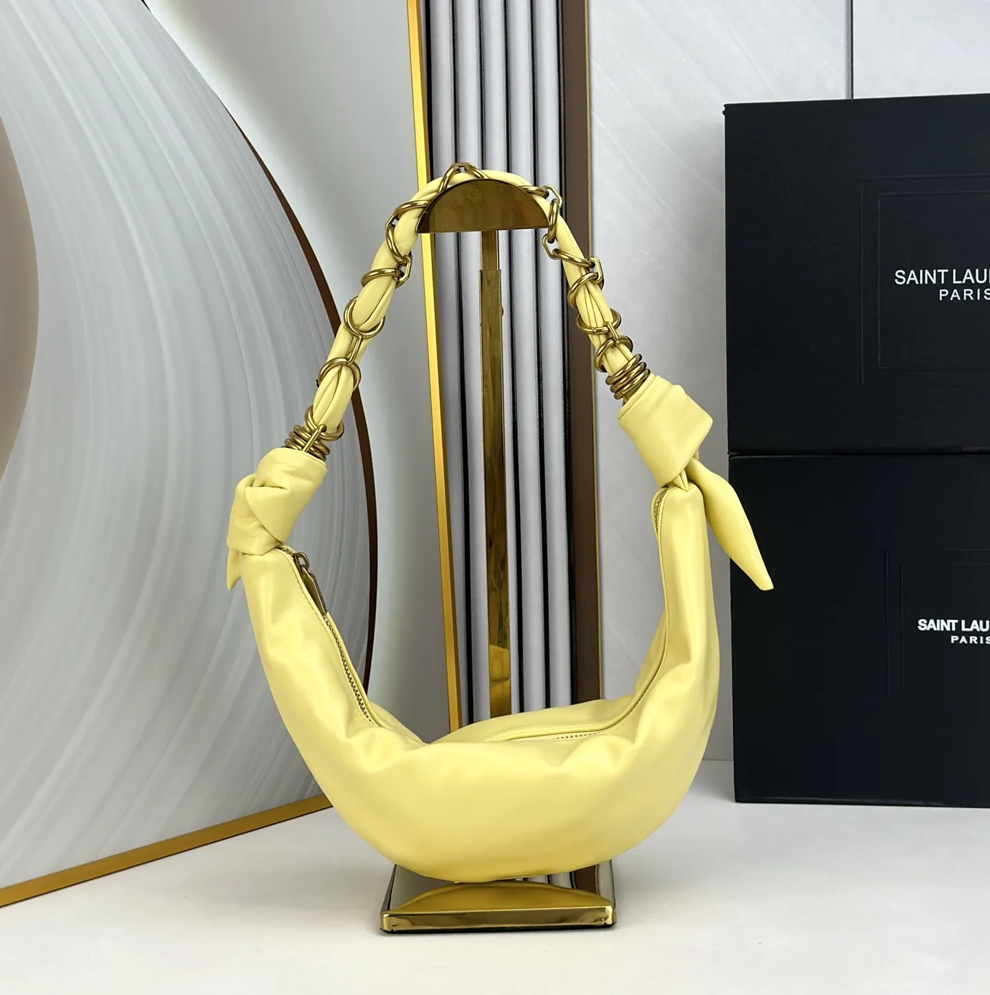 Saint Laurent YSL AMALIA hobo SOFT LEMON - Bag