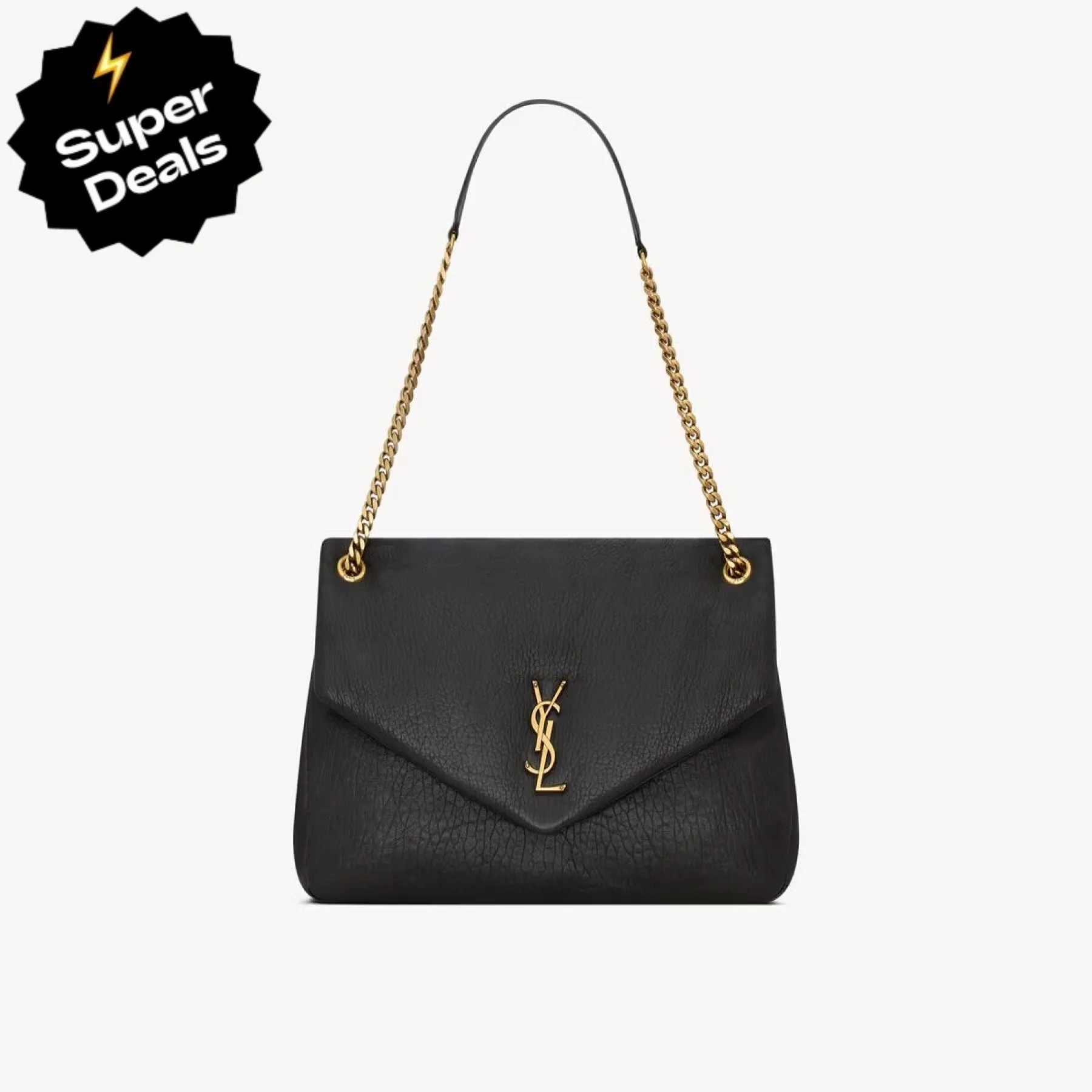 Saint Laurent Small Calfskin Calypso Shoulder Bag