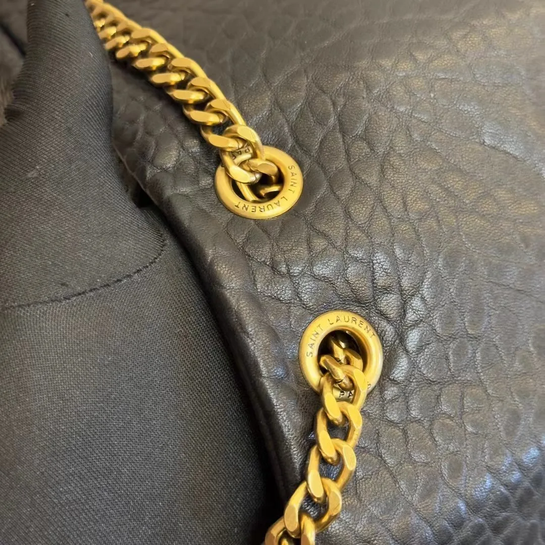 Saint Laurent Small Calfskin Calypso Shoulder Bag