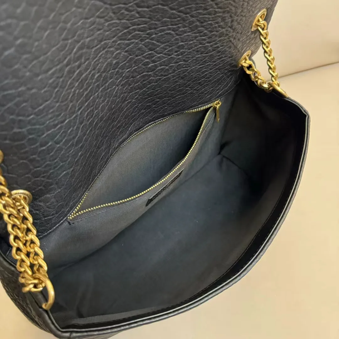 Saint Laurent Small Calfskin Calypso Shoulder Bag