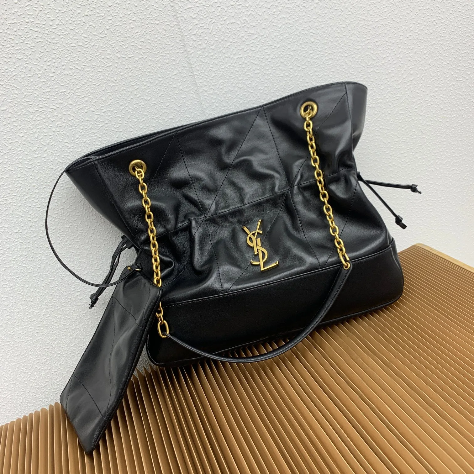Saint Laurent JAMIE 4.3 Medium Pochon Calfskin chain bag