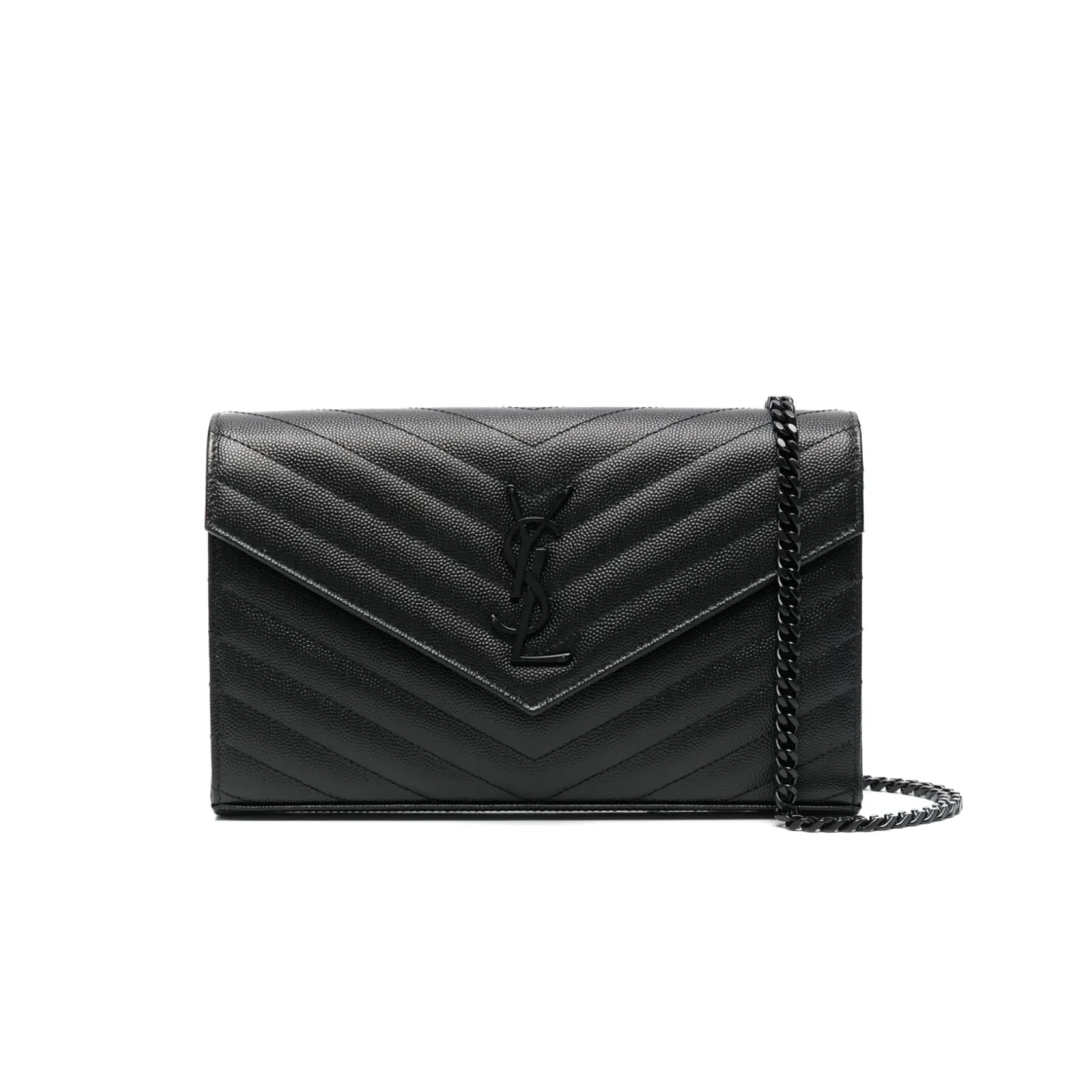 Saint Laurent YSL Cassandre Envelope - Black