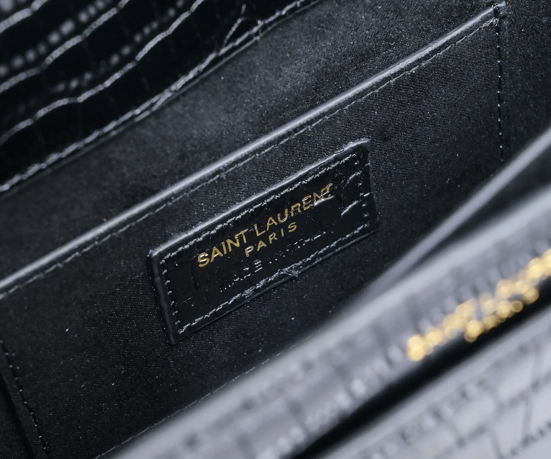 SAINT LAURENT YSL Le 5 à 7 Hobo Bag Leather-Black - Bag