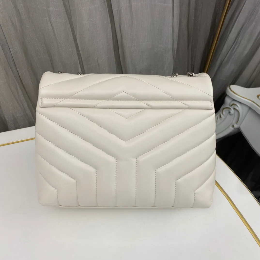 SAINT LAURENT Loulou Small Quilted Leather Shoulder Bag