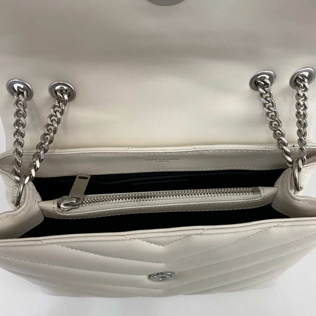 SAINT LAURENT Loulou Small Quilted Leather Shoulder Bag