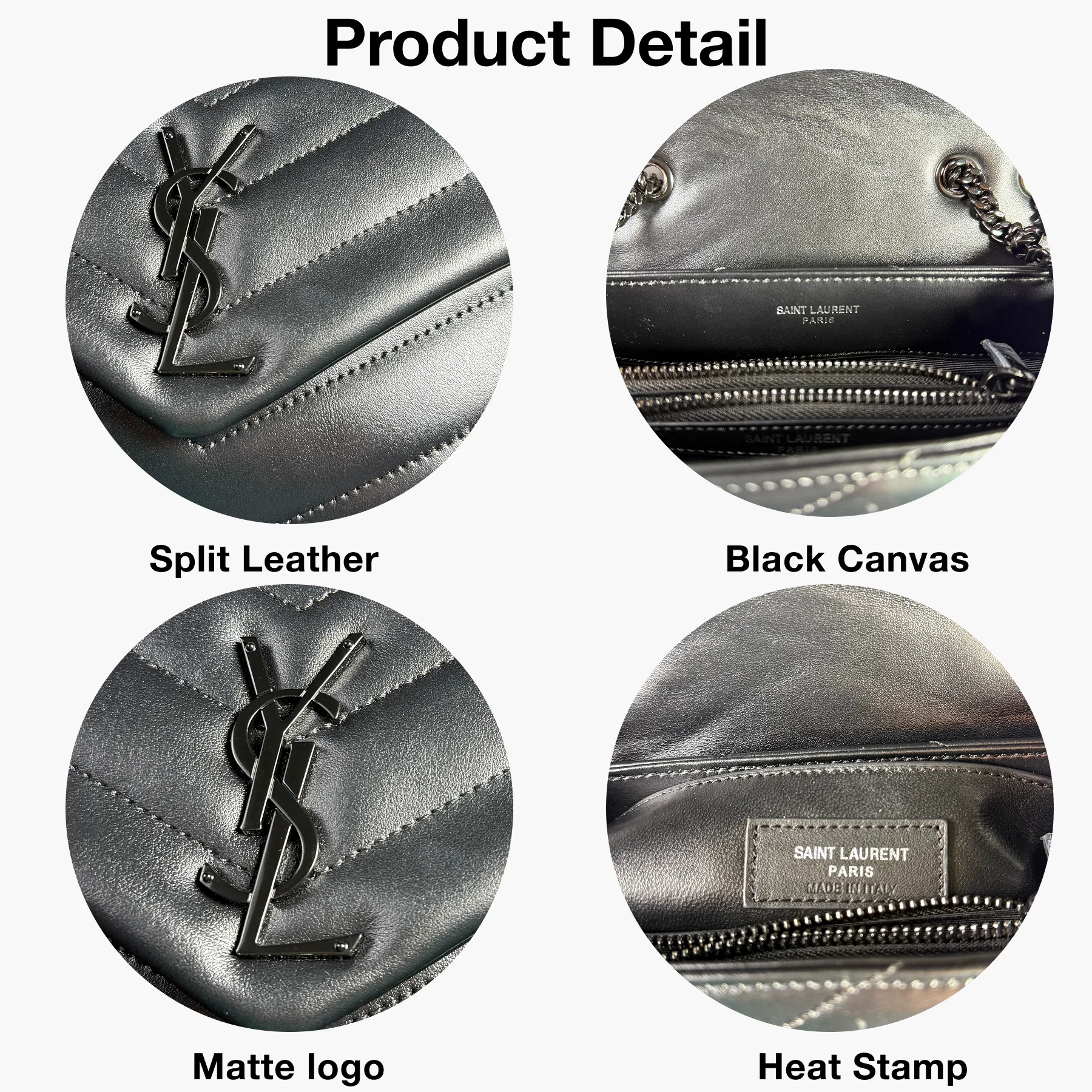 [TOP]SAINT LAURENT Loulou Quilted Leather Shoulder Bag Black - Bag