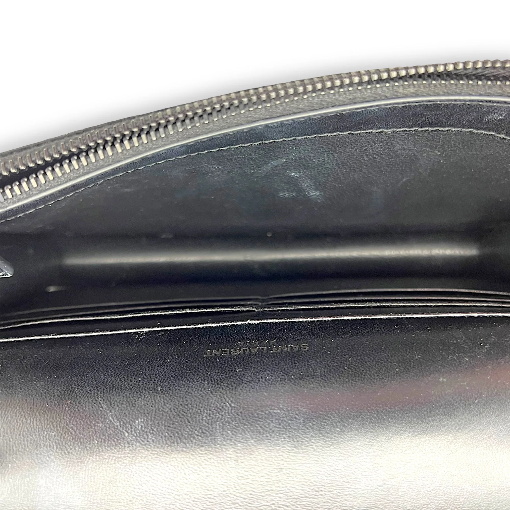 Kate Small Black Crossbody Bag in Velvet, Silver hardware