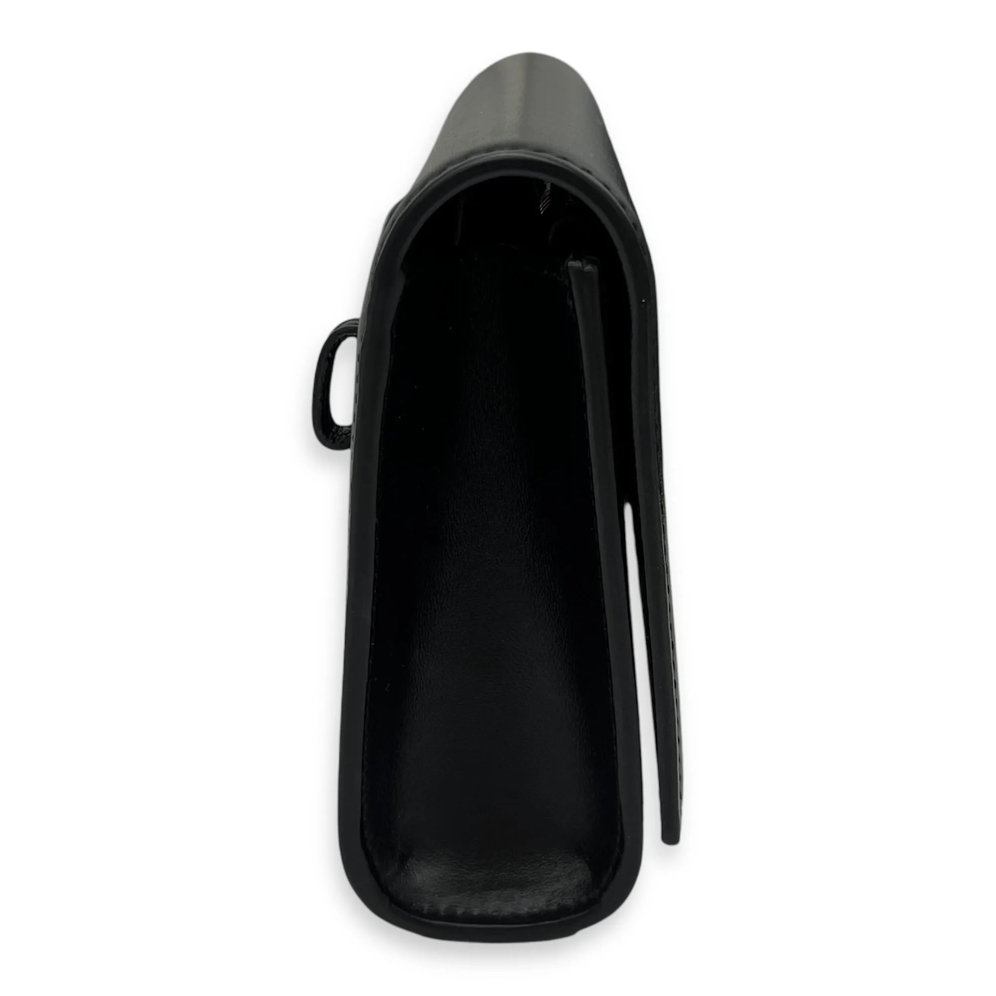 Kate Belt Bag Black in Calfskin, Gold hardware