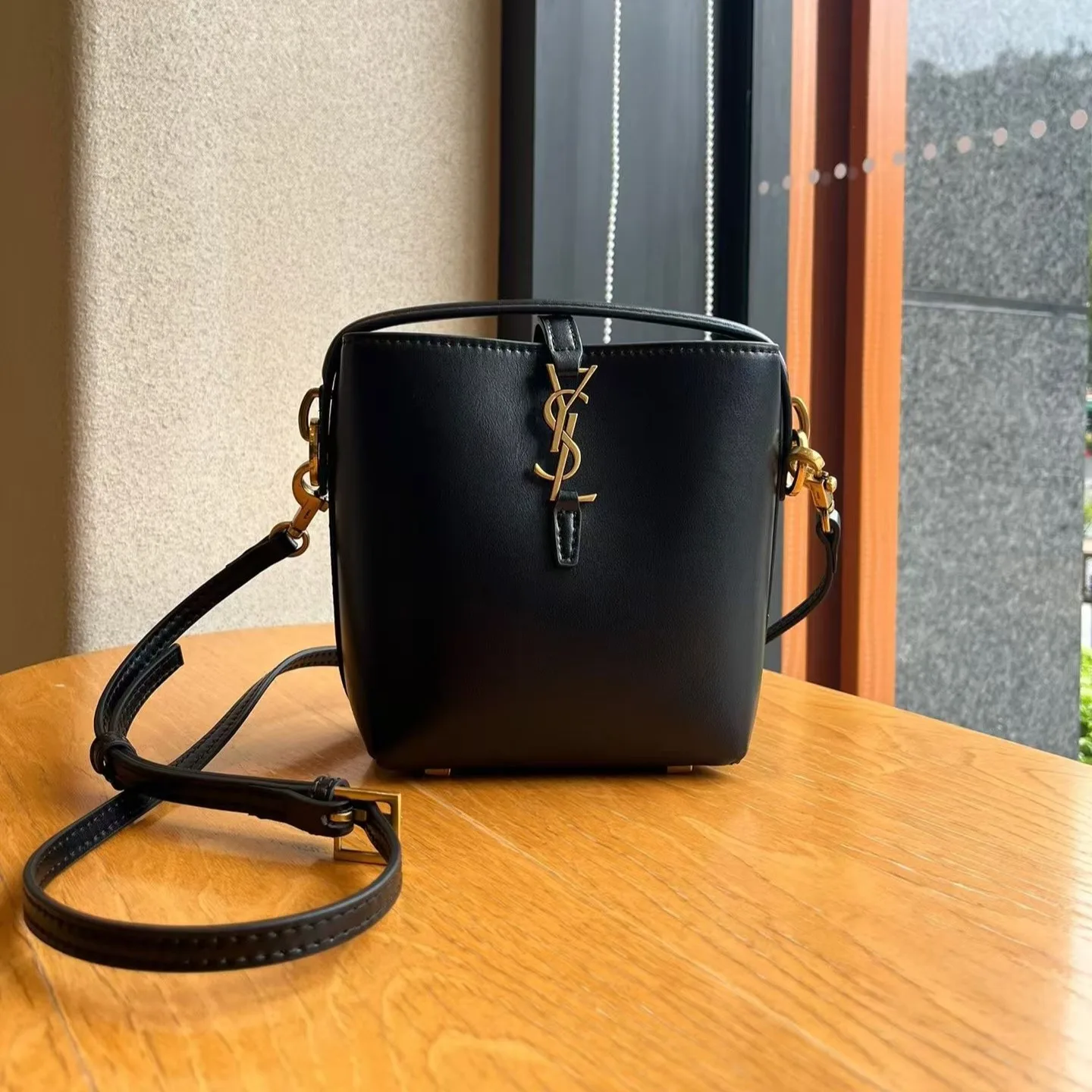 Saint Laurent Le 37 Mini Bag in Shiny Leather
