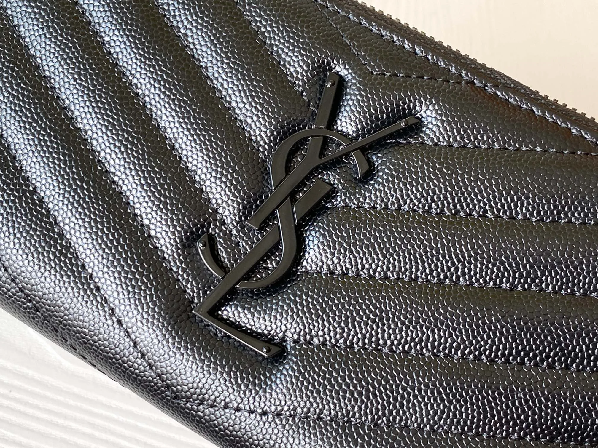 Saint Laurent Monogramme leather Wallet -Black Wallet