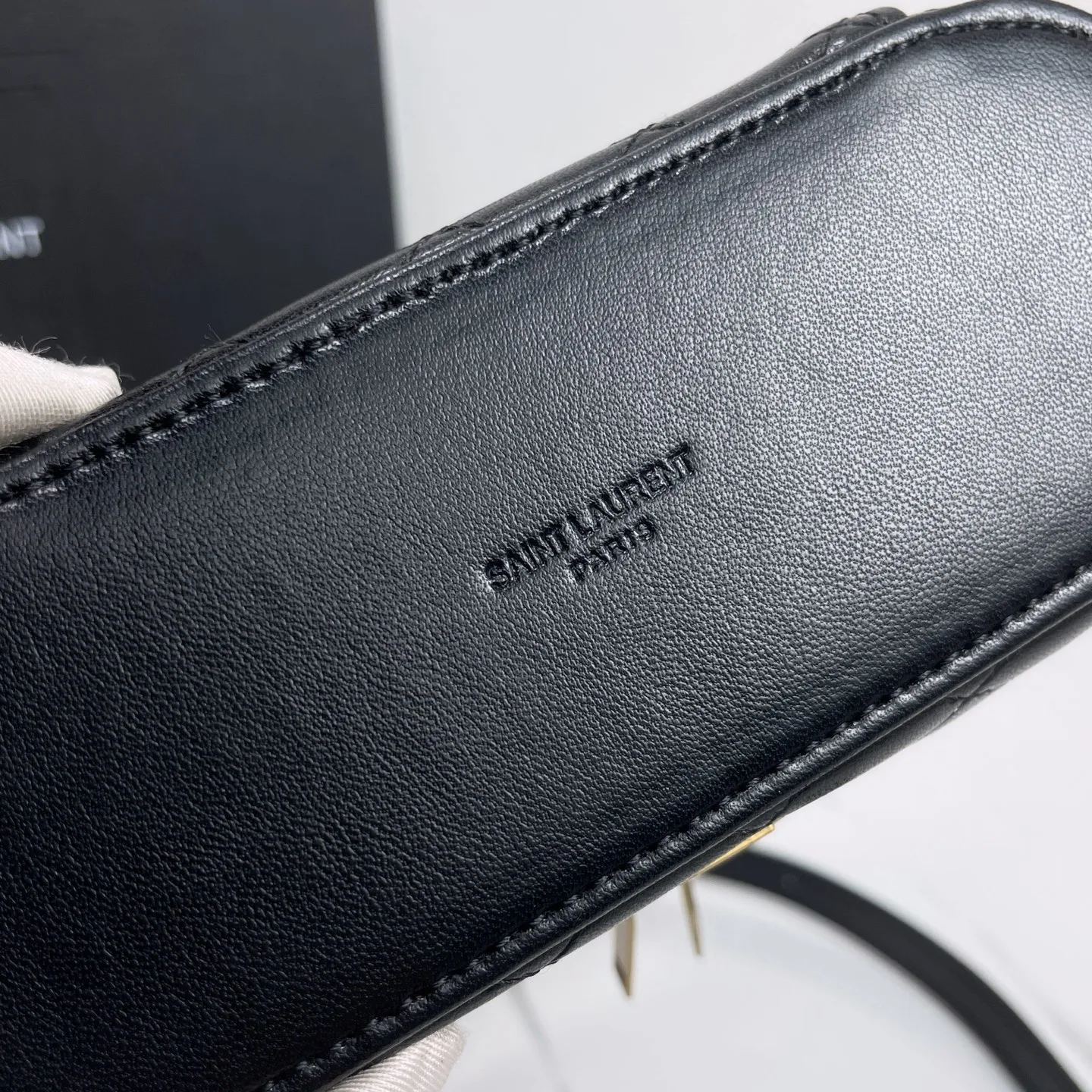 SAINT LAURENT YSL GABY vanity Medium bag in lambskin