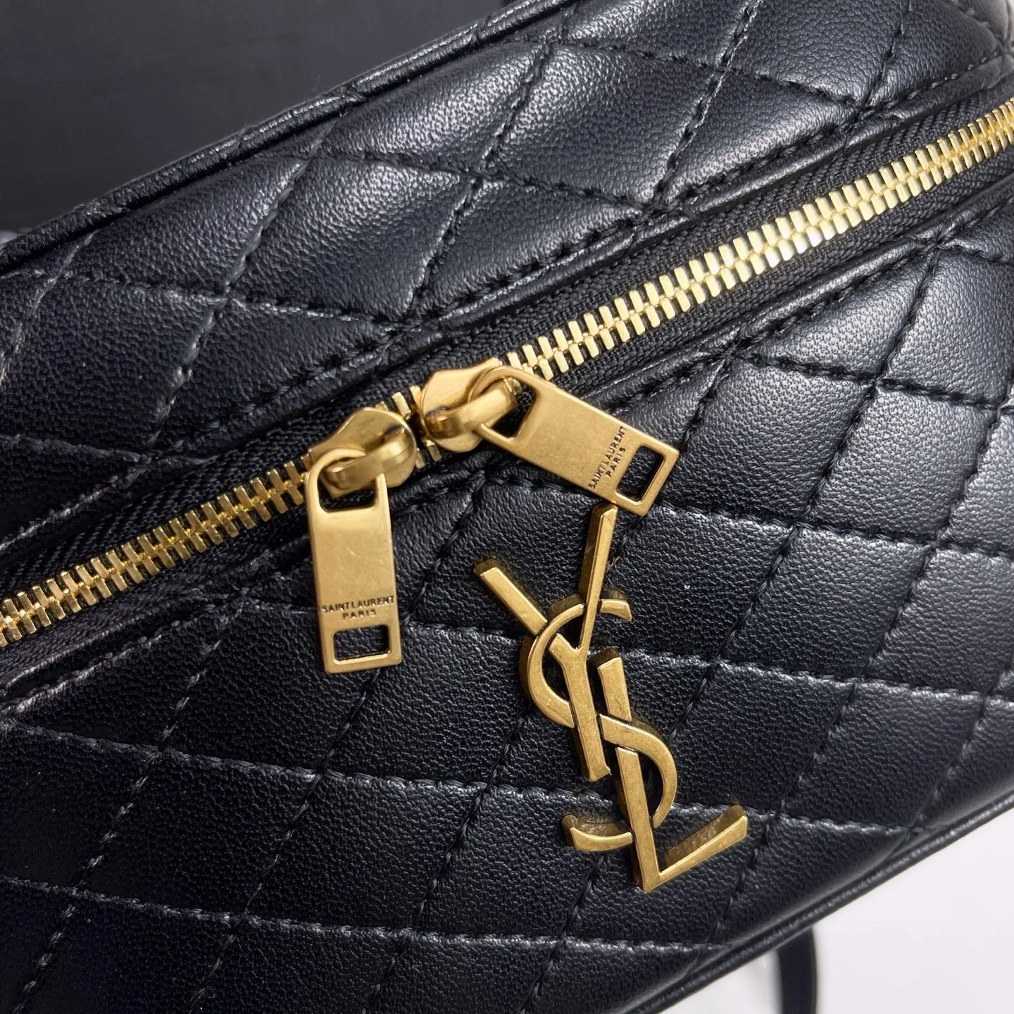 SAINT LAURENT YSL GABY vanity Medium bag in lambskin